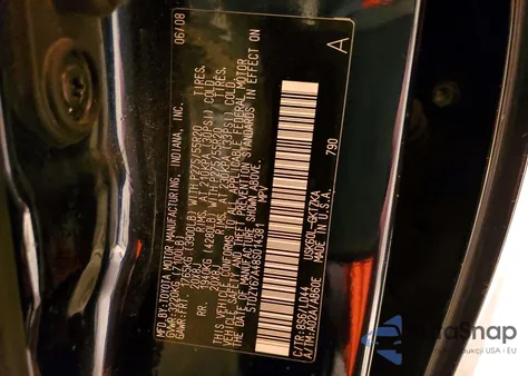 2008 Toyota Sequoia Platinum z USA, uszkodzony, nr VIN 5TDZY67A48S014381